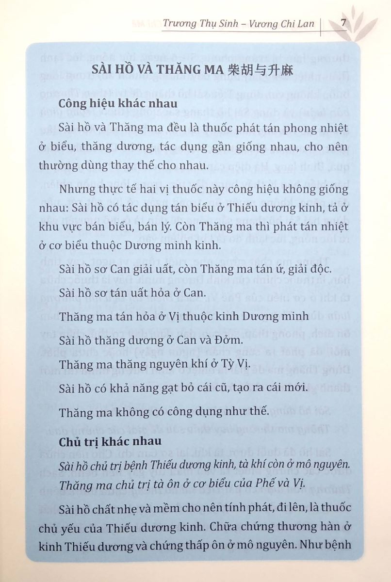 Trung dược lâm sàng - Giám dụng chỉ mê (MT)
