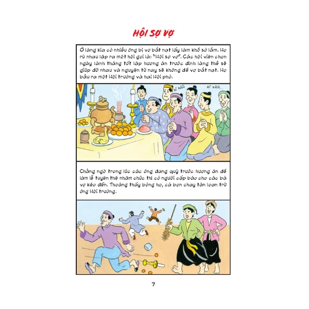 Sách - Truyện Tranh Cười Dân Gian Việt Nam (Bìa Mềm MT)