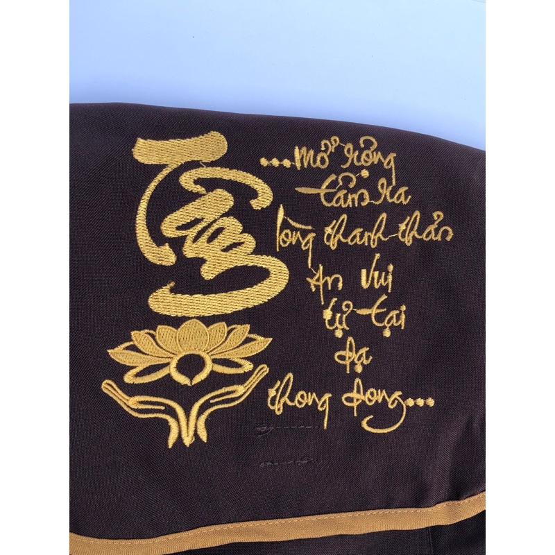 Túi Đi Chùa Thư Pháp Chữ Tâm - Phụ Kiện Đi Chùa