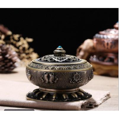 Lư đốt trầm mật tông - lư xông trầm tám cát tường