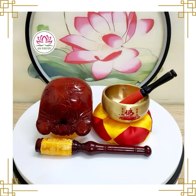 Chuông Mõ Dùi Gỗ 10cm