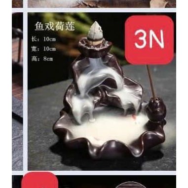 Thác Xông Trầm Tiểu cảnh Mini cá Koi - quà tặng phong thủy