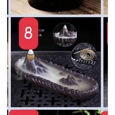 Thác Xông Trầm Tiểu cảnh Mini cá Koi - quà tặng phong thủy