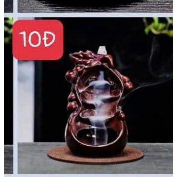 Thác Xông Trầm Tiểu cảnh Mini cá Koi - quà tặng phong thủy