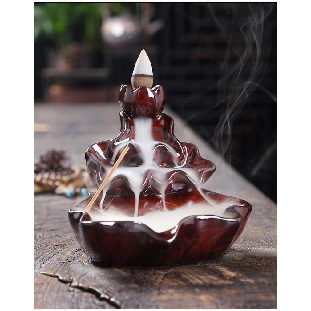 Thác Xông Trầm Tiểu cảnh Mini cá Koi - quà tặng phong thủy