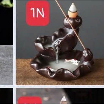 Thác Xông Trầm Tiểu cảnh Mini cá Koi - quà tặng phong thủy