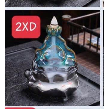 Thác Xông Trầm Tiểu cảnh Mini cá Koi - quà tặng phong thủy