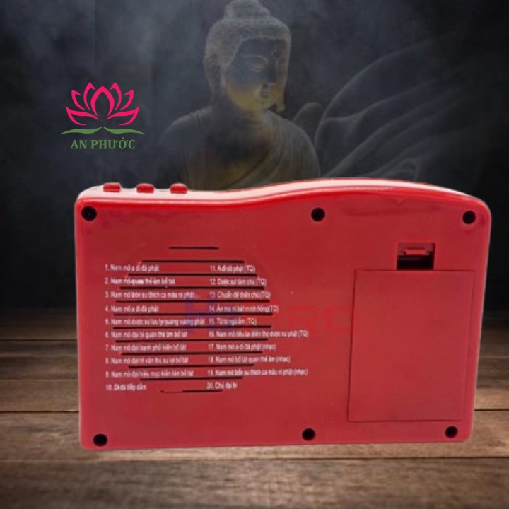 Đài Tụng Kinh - Máy Niệm Phật  chạy pin con thỏ
