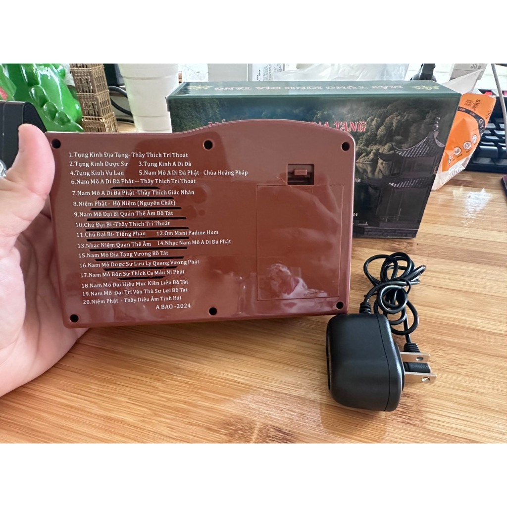 Đài Tụng Kinh - Máy Niệm Phật  chạy pin con thỏ