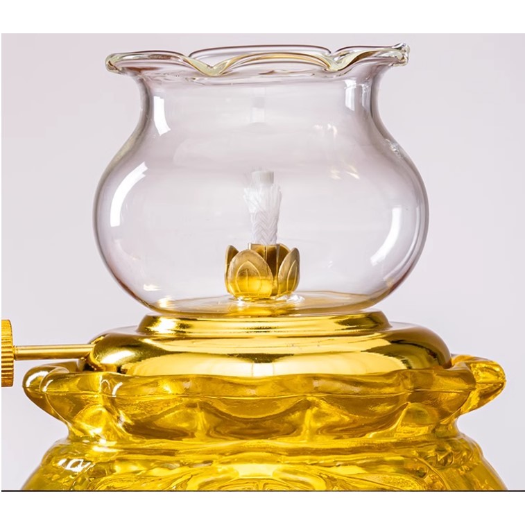 Đèn Thắp Dầu Pha Lê AP850 - Đèn Thắp Dầu Cao Cấp Chữ Phúc