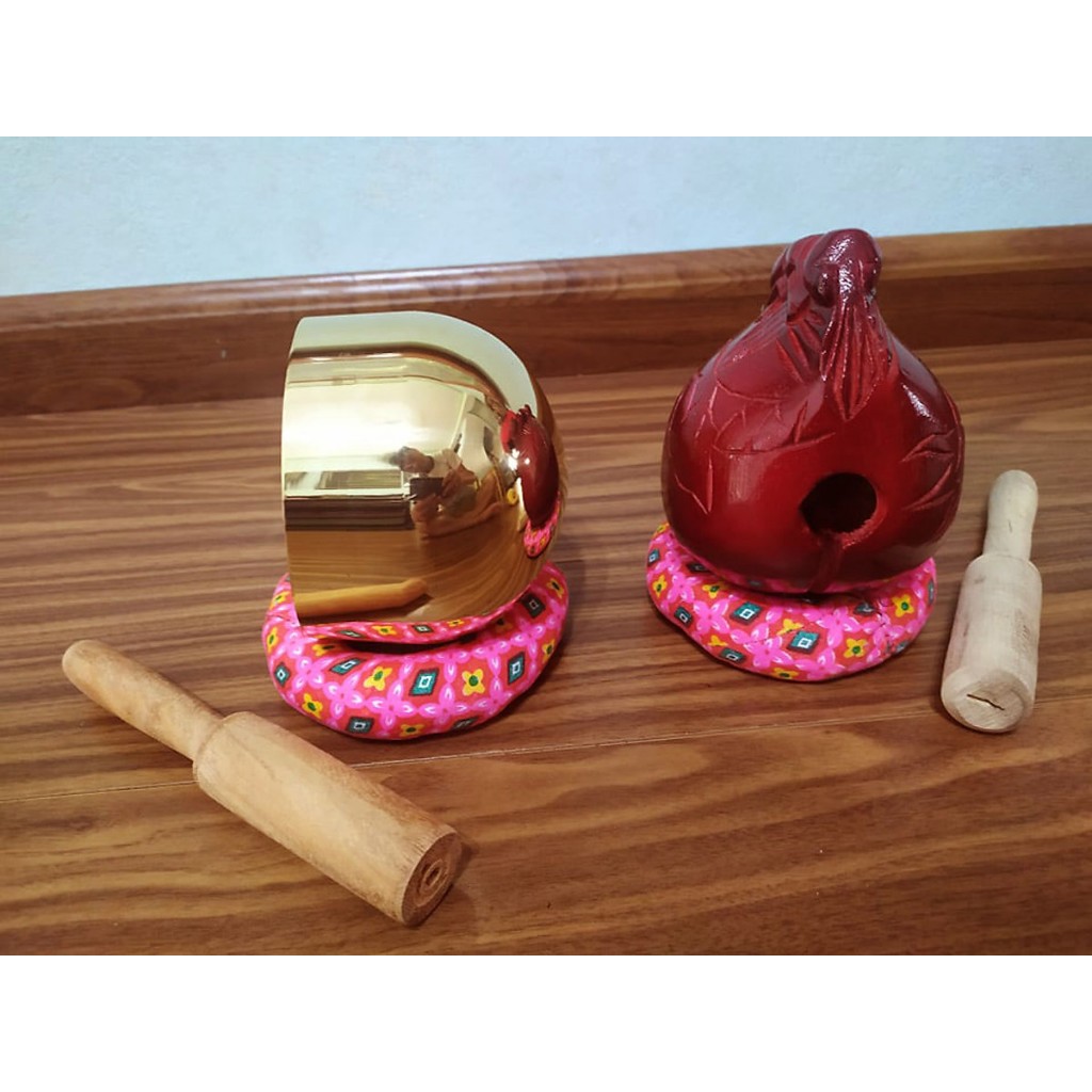 Chuông Mõ Dùi Gỗ 10cm