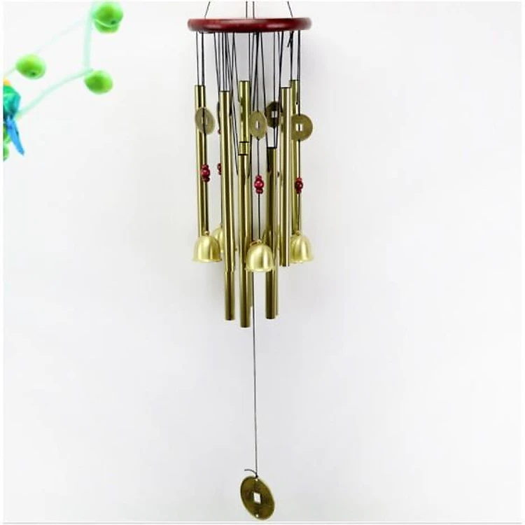 Chuông Gió Phong Thủy 10 Thanh 5 Chuông Treo Ngân Vang Tài Lộc (626)