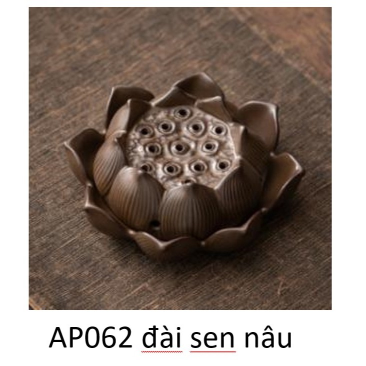 Lư sứ xông trầm hoa sen AP062