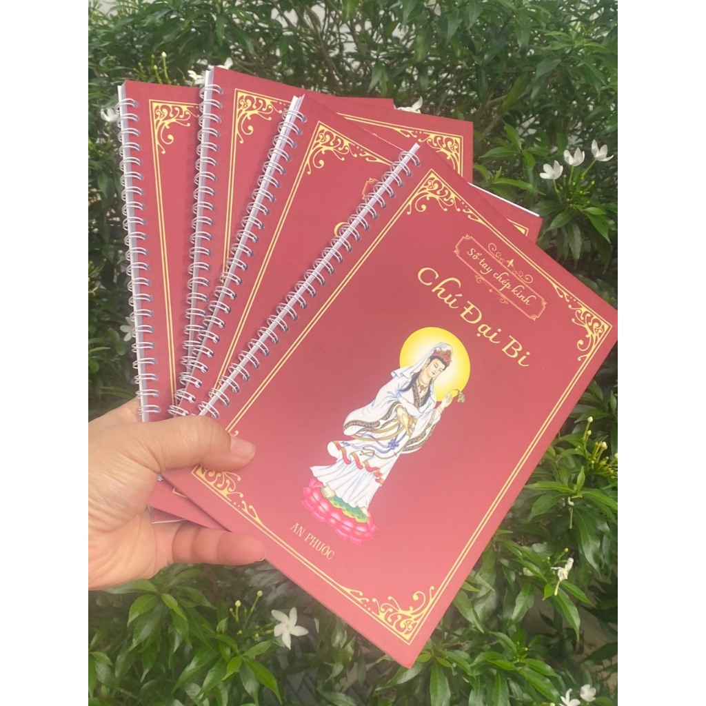 Vở Chép Kinh Chú Đại Bi - Tập Chép Kinh In Sẵn Chữ Mờ