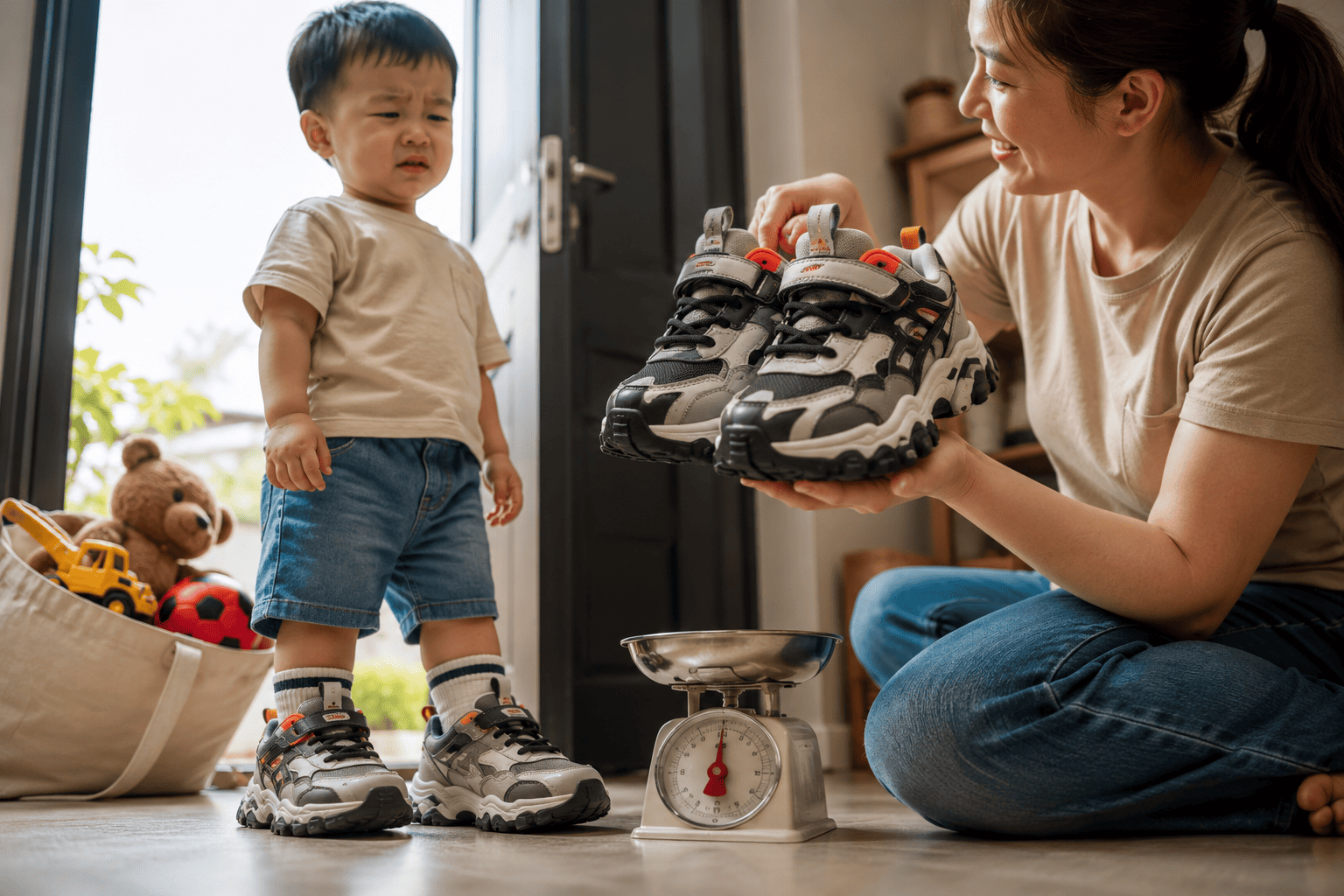 Vì sao giày quá nặng lại làm hỏng dáng đi của trẻ nhỏ?