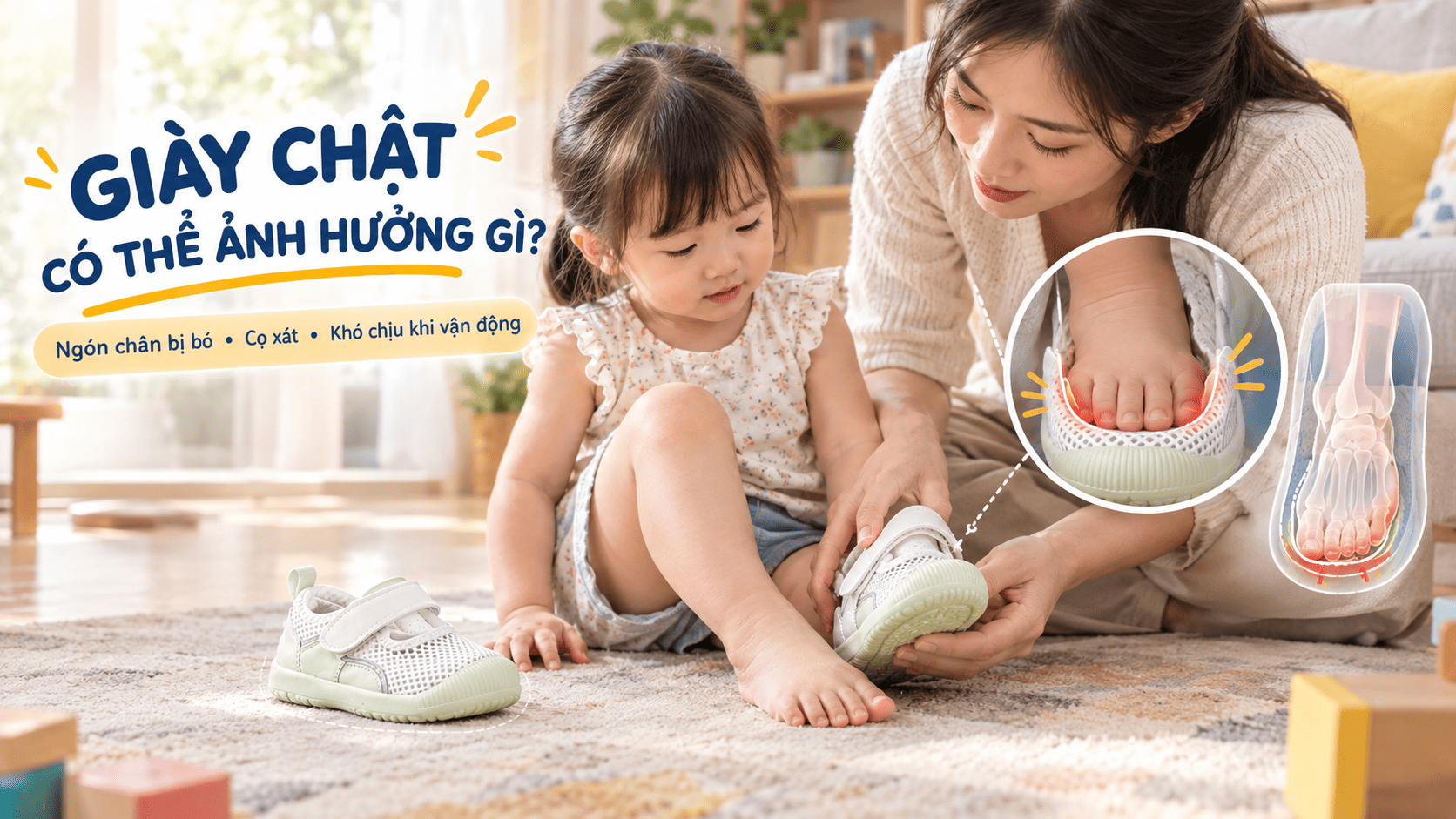 5 Dấu Hiệu Giày Của Bé Đã Chật Ba Mẹ Không Nên Bỏ Qua