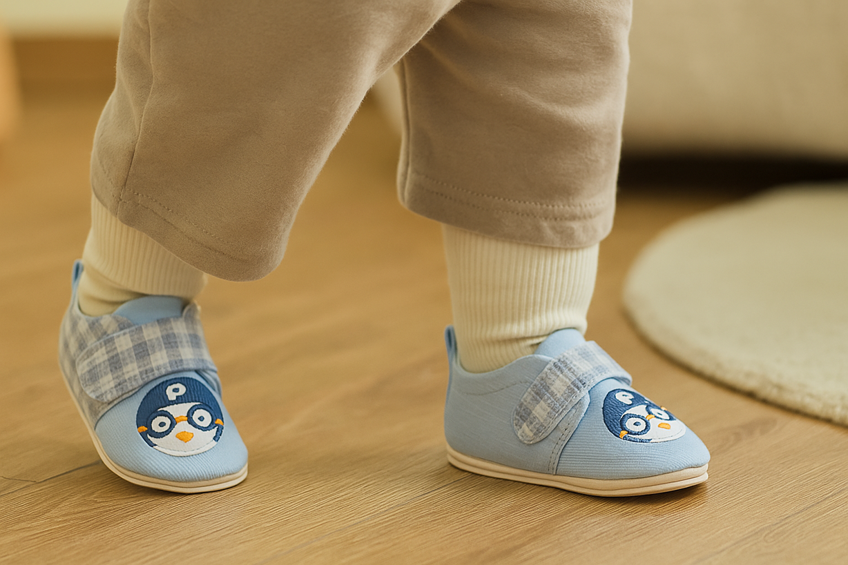 Cách chọn giày tập đi đúng chuẩn cho bé từ 1–3 tuổi: Mềm, nhẹ thôi chưa đủ!
