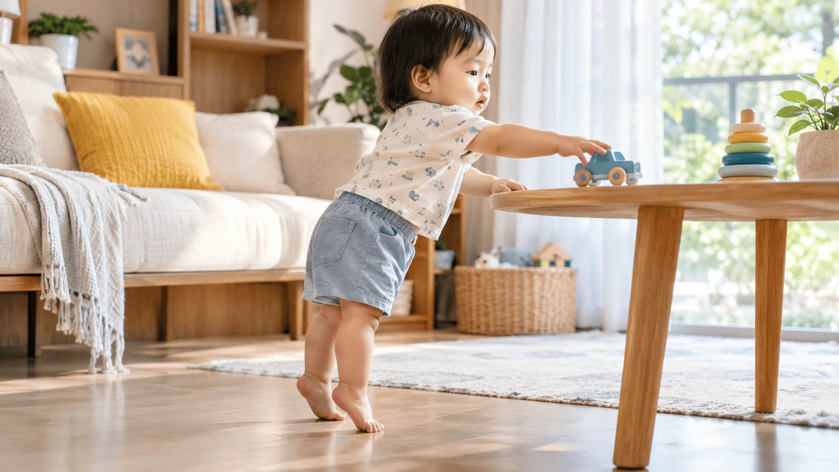 Bé cứ nhón chân khi đứng: Có phải con đang “học cách giữ thăng bằng”?