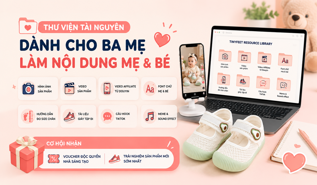 Thư Viện Tài Nguyên Miễn Phí Cho Người Làm Affiliate Ngành Mẹ Và Bé