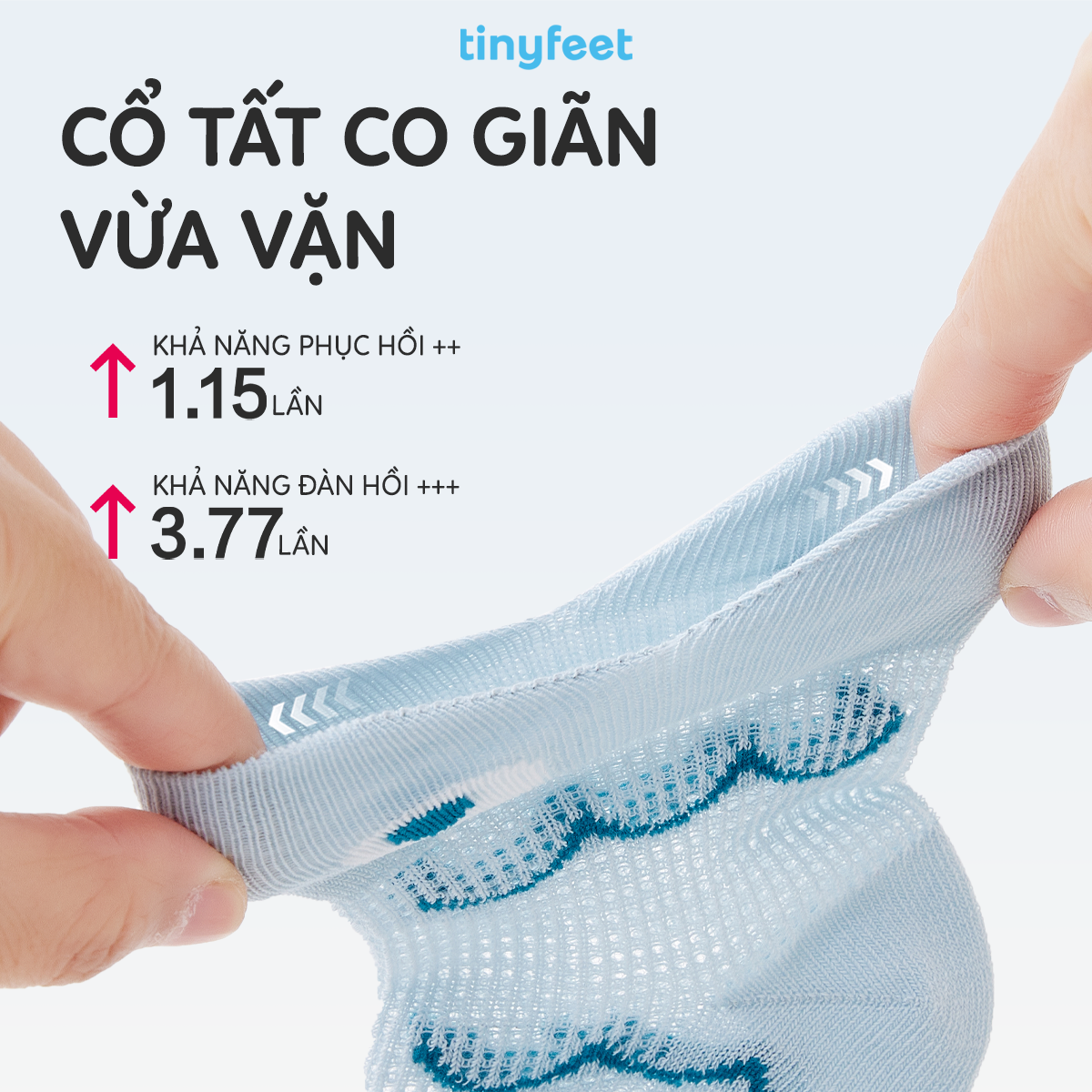 Chọn đúng size tất bé sẽ đi tất thoải mái mà không thấy khó chịu