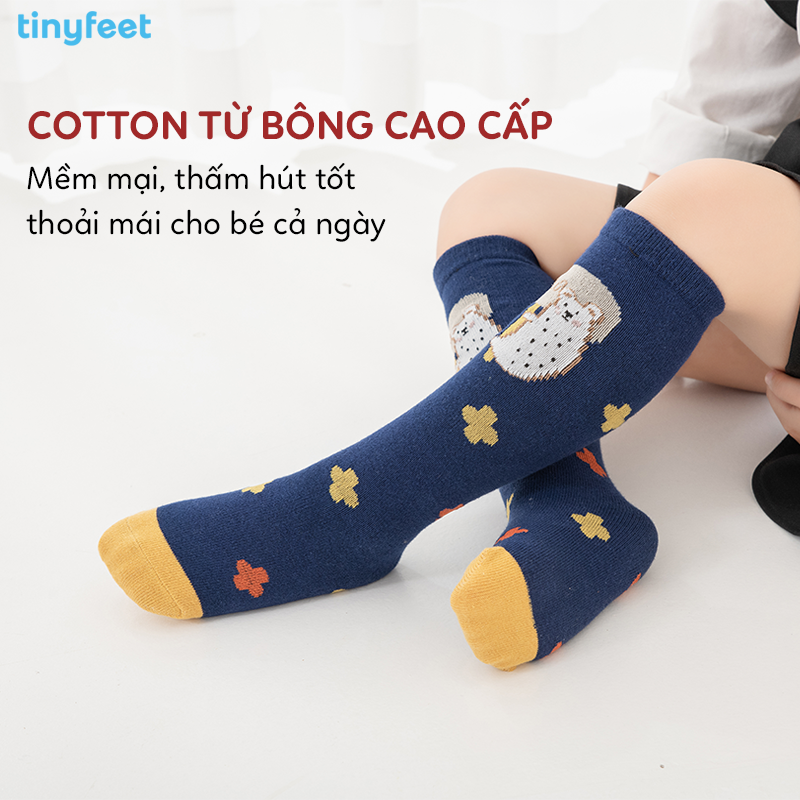 Tất cotton cao cấp cho bé mềm mại thấm hút mồ hôi tốt
