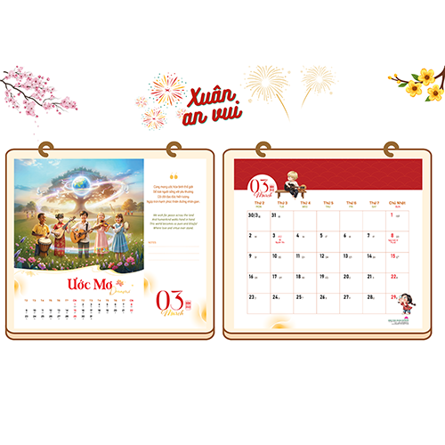 Lịch Để Bàn - 2026