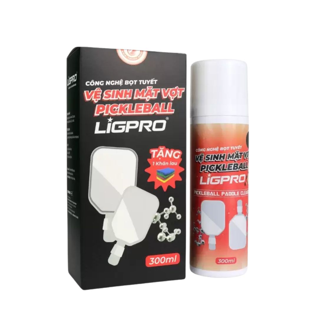 Xịt Vệ Sinh Mặt Vợt Pickleball Ligpro 300ml