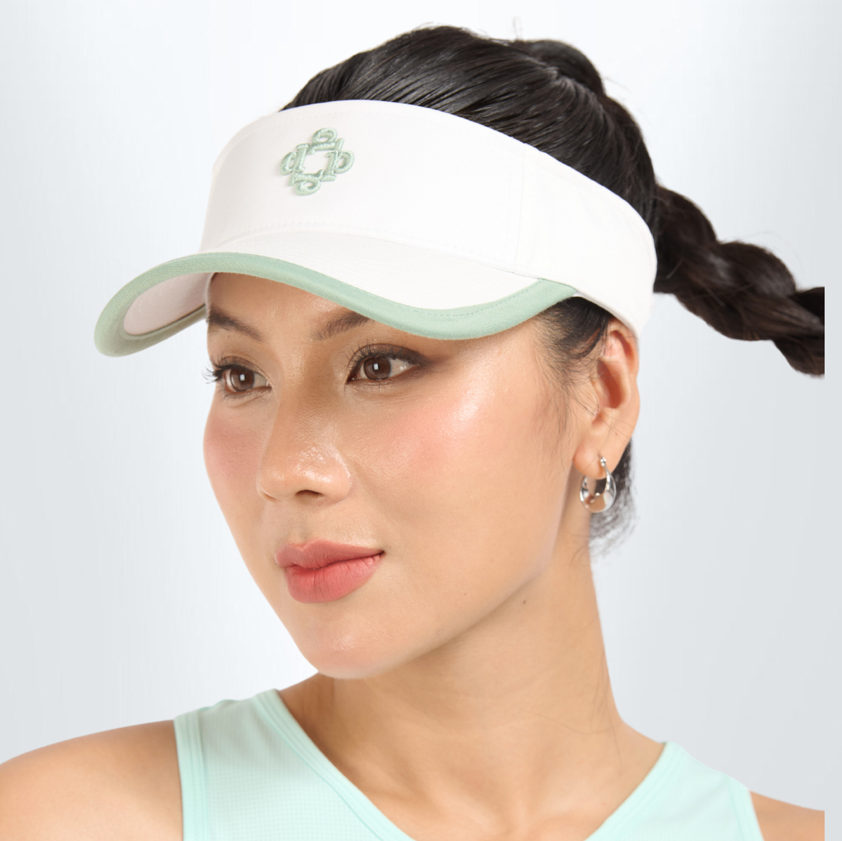 Mũ Lưỡi Trai Nửa Đầu Unisex PILI Phối Hoạ Tiết Thêu Chữ P