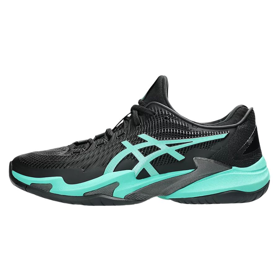 Giày Tennis/ Pickleball Asics Court FF 3 ‘Black/Aurora Green’ (H&T)