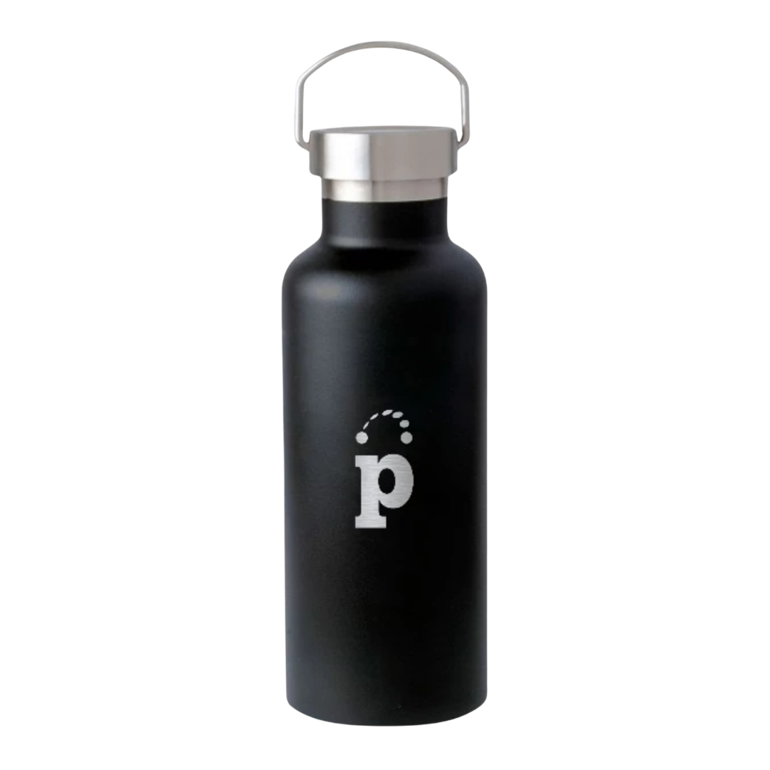 Bình Nước PILI Logo Chữ P Dung Tích 500ml Chất Liệu Ruột Inox Giữ Nhiệt Tốt