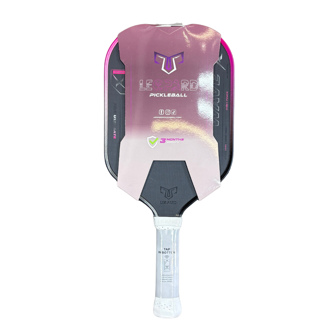 Vợt Pickleball Leopard Wave X Hồng 14mm