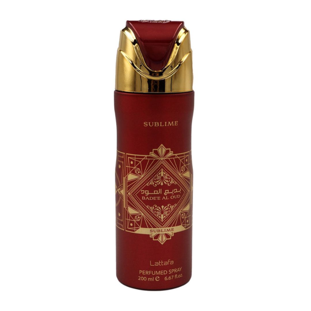 Xịt khử mùi toàn thân nữ Lattafa Badee Al Oud Sublime Body Spray 200ml