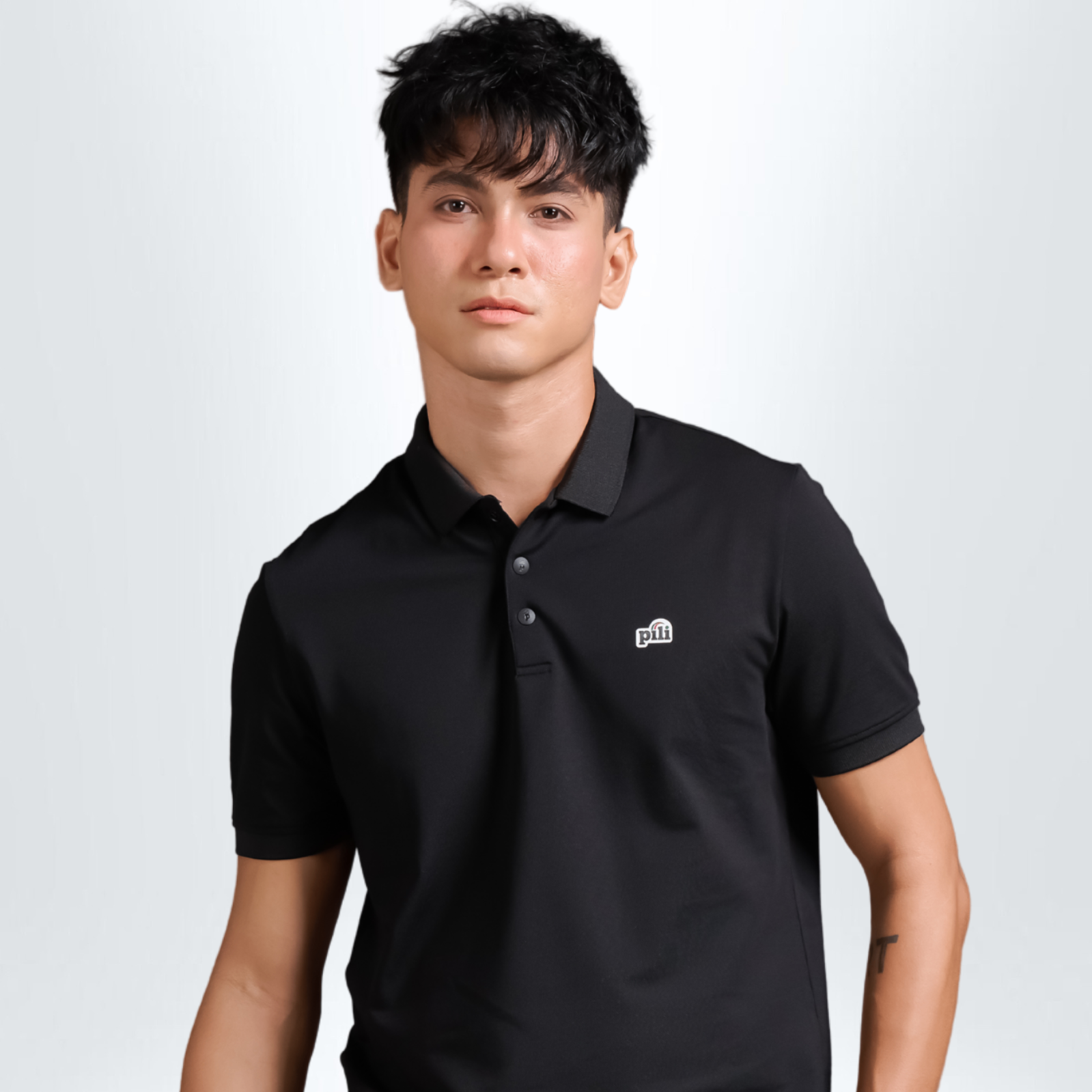 Áo Polo Nam PILI Phối Line Màu Ở Lưng