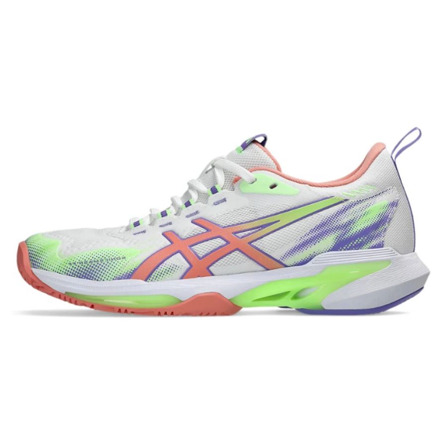 Giày Tennis/ Pickleball/ Padel Asics Sonic smash FF White/Guava (H&T)