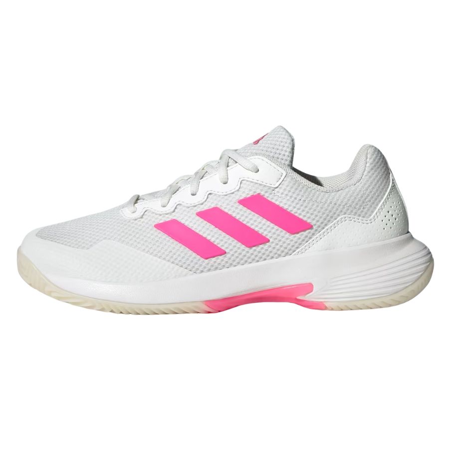 Giày Tennis/Pickleball Adidas Gamecourt 2.0 ‘Core White Lucid Pink’ (H&T)