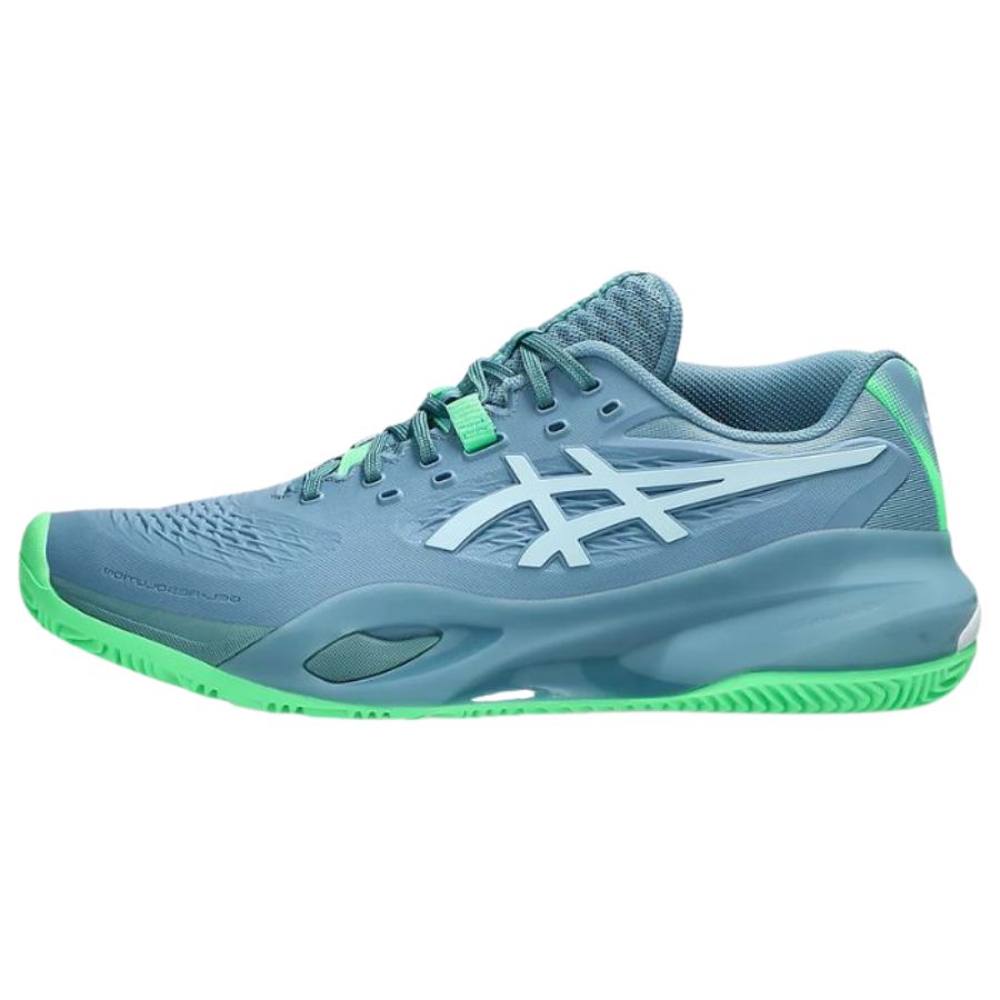 Giày Tennis/ Pickleball/ Padel Asics Gel-Resolution X Padel Saba Blue/Cool Grey (H&T)