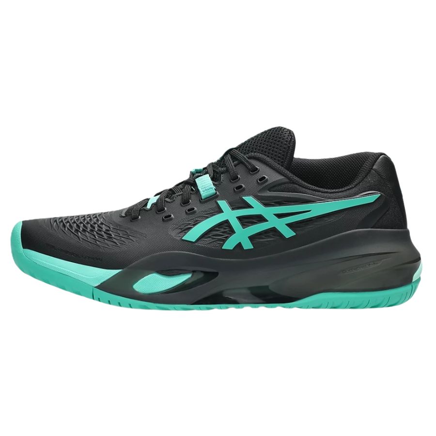 Giày Tennis/Pickleball Asics Gel-Resolution X ‘Black/Aurora Green’ (VKG)