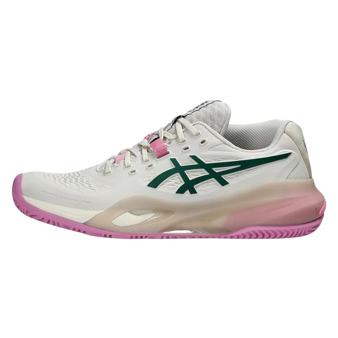 Giày Tennis/Pickleball Asics Gel-Resolution X Padel ‘Soft Oat/Jewel Green’ 1042A285-250