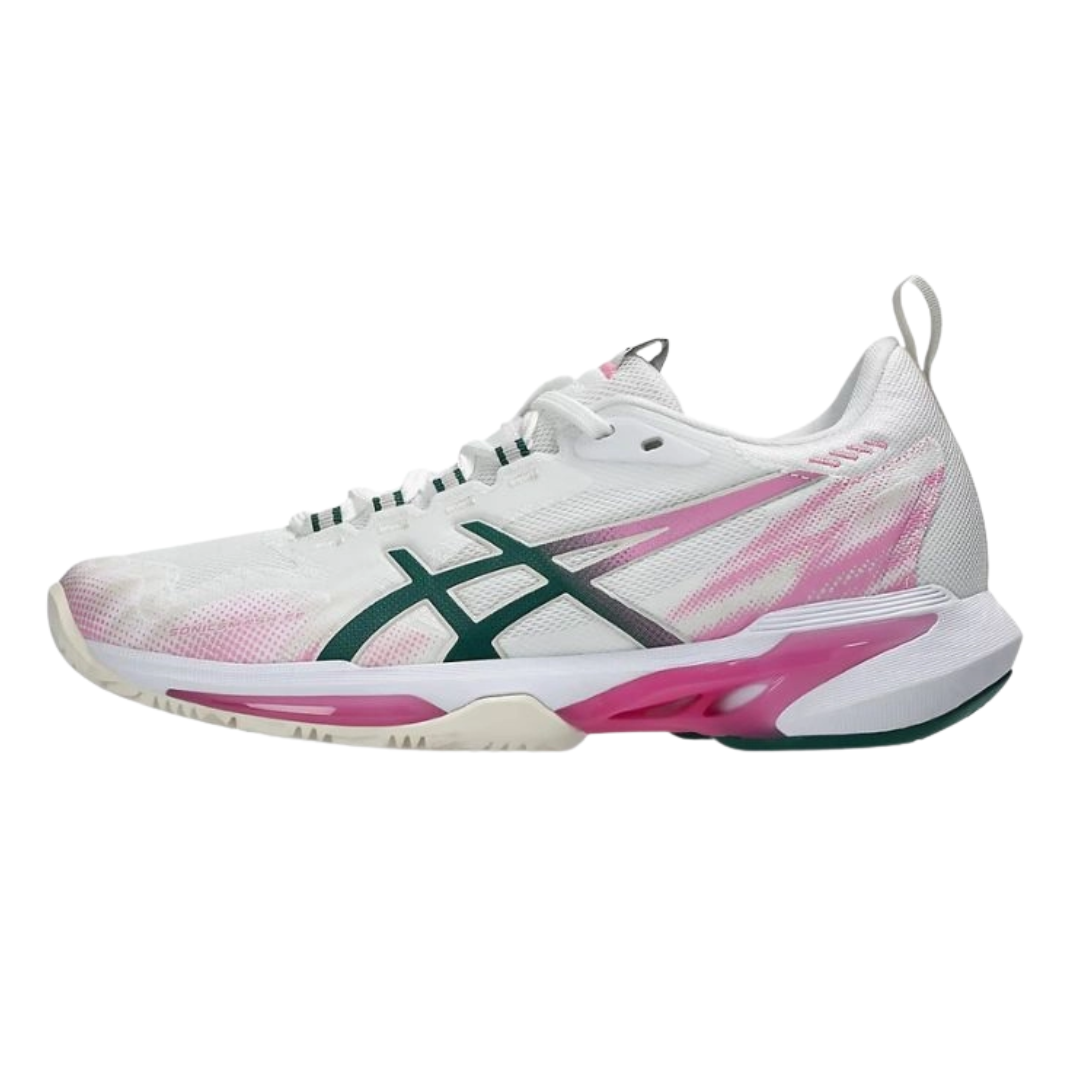 Giày Tennis/ Pickleball/ Padel Asics Sonicsmash FF ‘White/Jewel Green’ (VKG) 1042A311-101