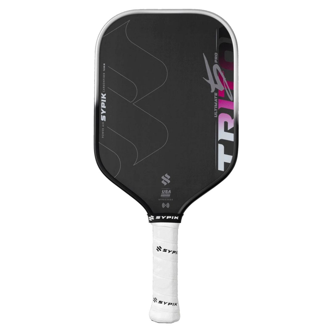 Vợt Pickleball Sypik Pro Tour Ultimate Triton 5 Trắng Đen Bạc White Black Silver 16mm