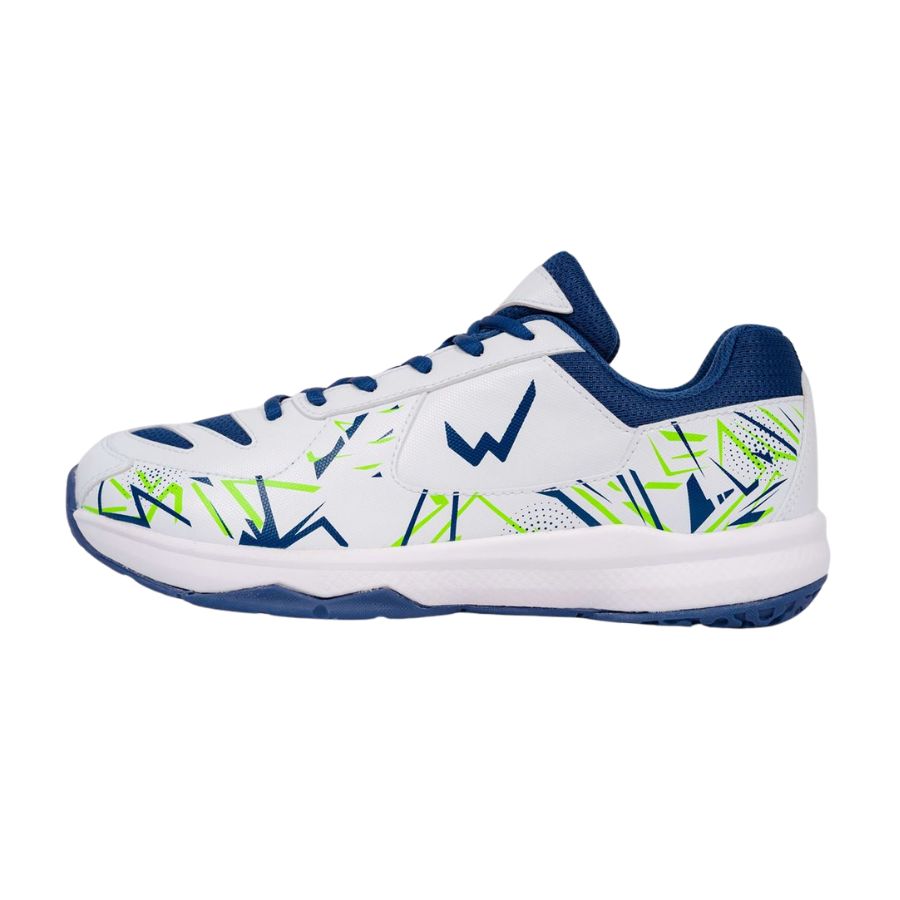 Giày pickleball Wika Kiba trắng navy (HDT)