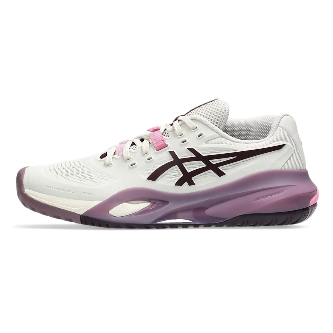 Giày Tennis/Pickleball Asics Gel-Resolution X ‘Soft Oat/Dark Aubergine’ (VKG) 1042A279-250