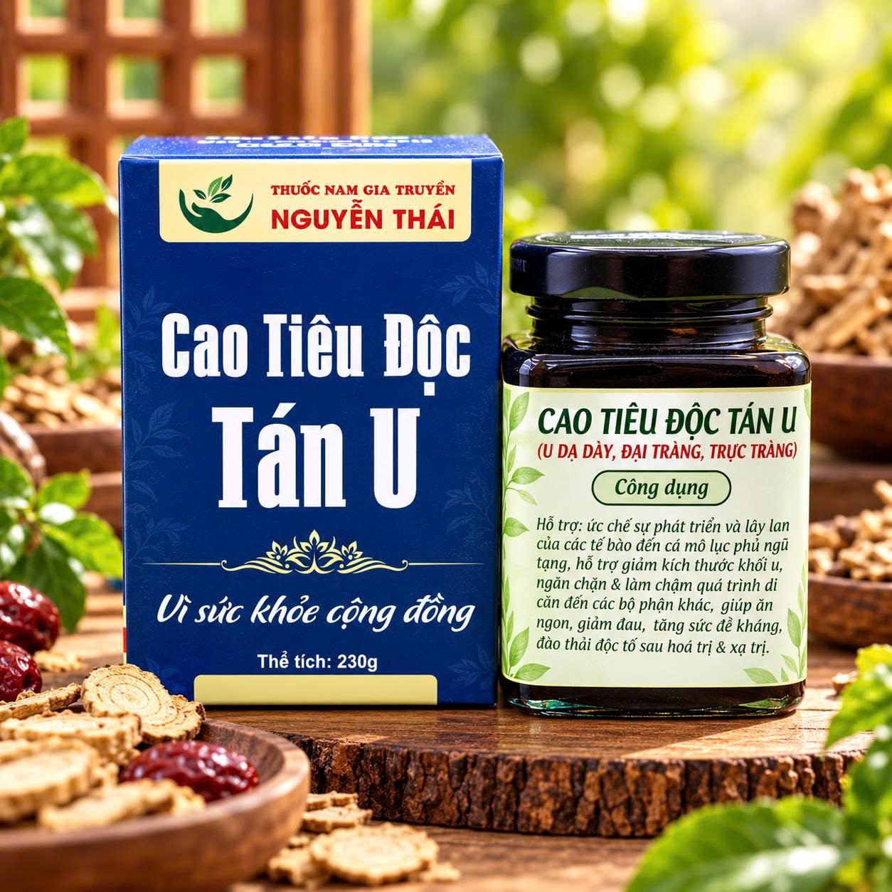 Cao Tiêu Độc Tán U – Dạ Dày, Đại Tràng, Trực Tràng