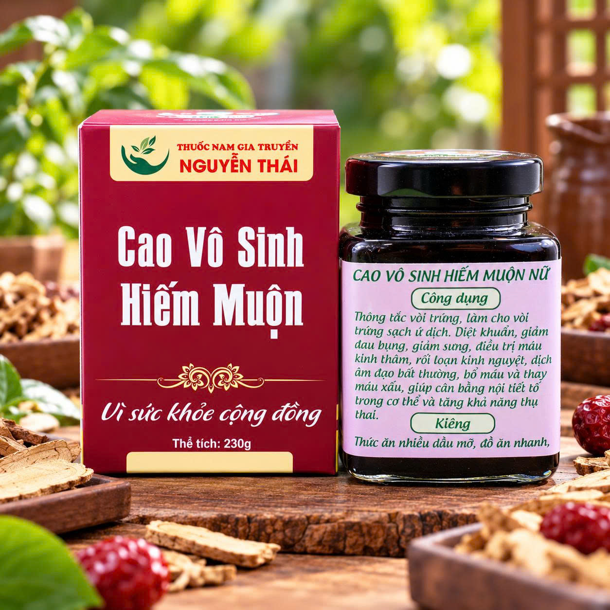 Cao Vô Sinh Thông Tắc Vòi Trứng Của Lương Y Nguyễn Thị Thái