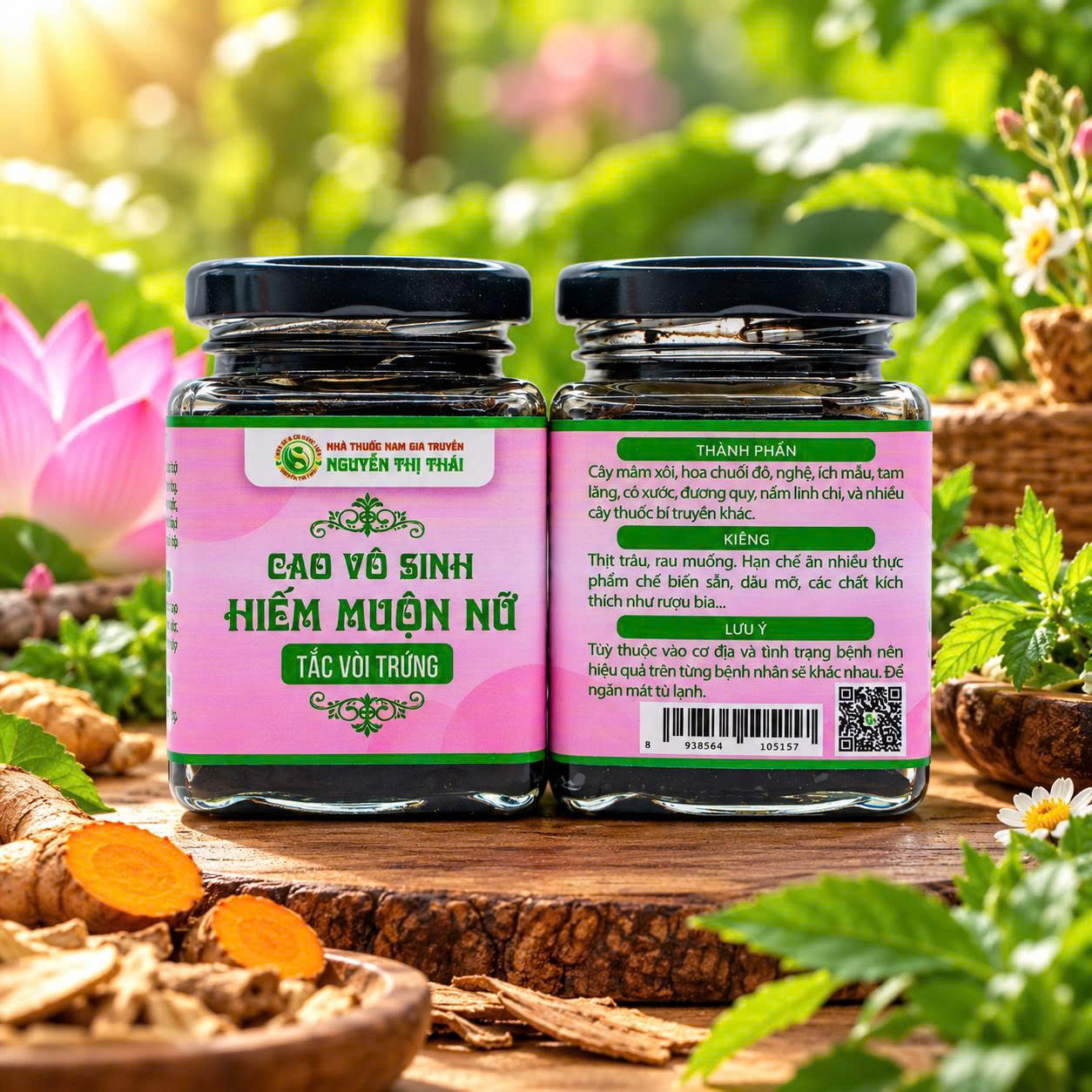 Cao Thông Kinh Hoạt Huyết Tắc Vòi Trứng của Lương Y Nguyễn Thị Thái