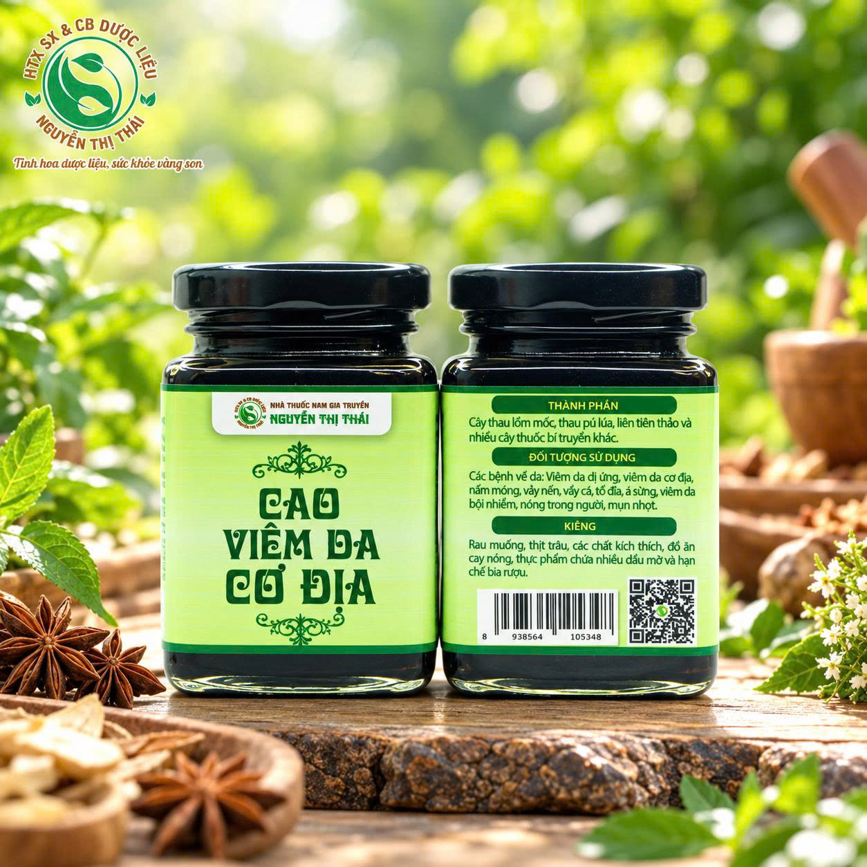 CAO HỖ TRỢ ĐIỀU TRỊ VIÊM DA CƠ ĐỊA