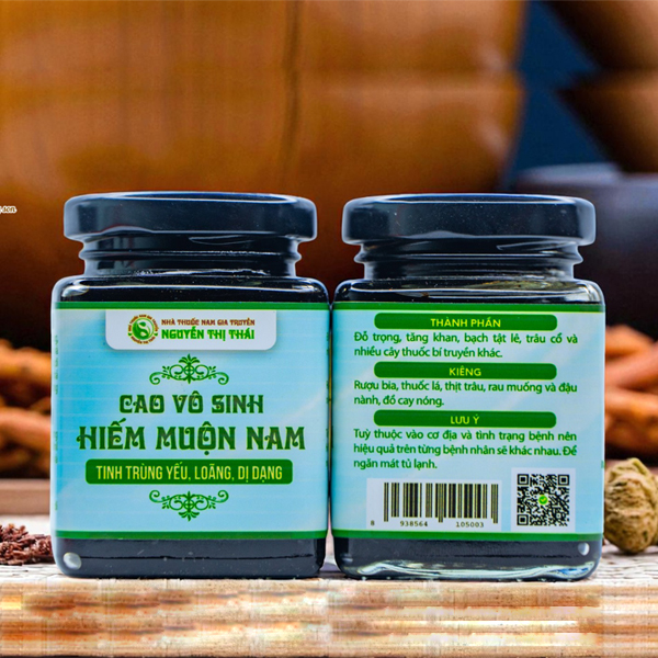Cao Vô Sinh Hiếm Muộn Nam Thuốc Nam Gia Truyền Nguyễn Thị Thái