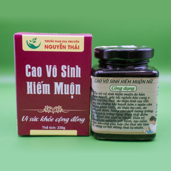 Cao Điều Hòa Nội Tiết Cải Thiện Buồng Trứng Yếu của Lương Y Nguyễn Thị Thái