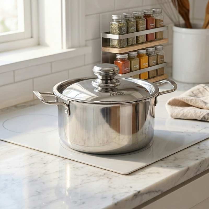 Nồi Inox 430 ANOX Không gỉ Đáy Từ | Hàng Việt Nam