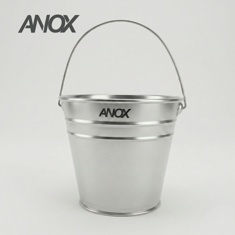 Xô Inox 430 ANOX đựng đá nước, quai inox | Hàng Việt Nam
